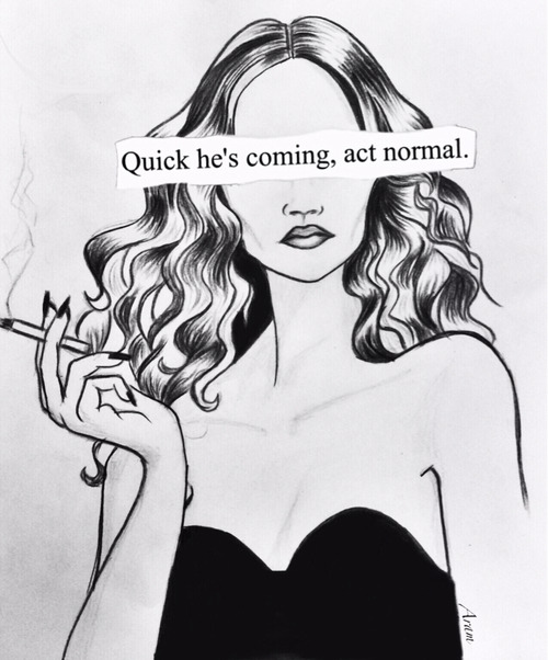 victorianprincessbitch:  Quick he’s coming, act normal~ on We Heart It. 