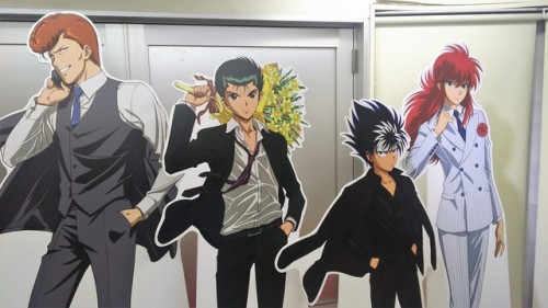 hi-jacque-japan:  Inside the Yu Yu Hakusho cafe.  My dreams!  