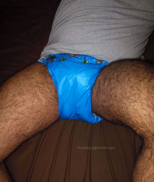 dldude29: Some shots of me wearing one of the new DC Idyl diapers!