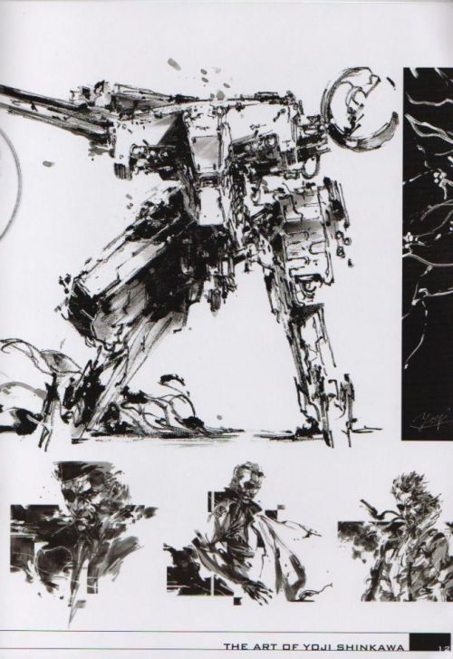 The Art of Yoji Shinkawa 1 - Metal Gear Solid, Metal Gear Solid 3, Metal Gear Solid 4, Peace Walker