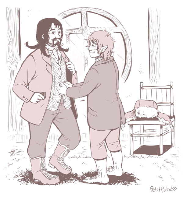 petitpotato:  In my head-canon, after the quest, Bofur comes to live at Bag End.