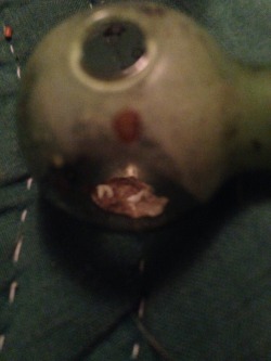 chelsea-is-addicted-to-meth:  Ok so my friend is smoking the shit I shot up… It leaves white rocks when it cracks back… Wtf?!? Never seen this shit before ever!  In my exp that&rsquo;s a sign of good shit&hellip;.