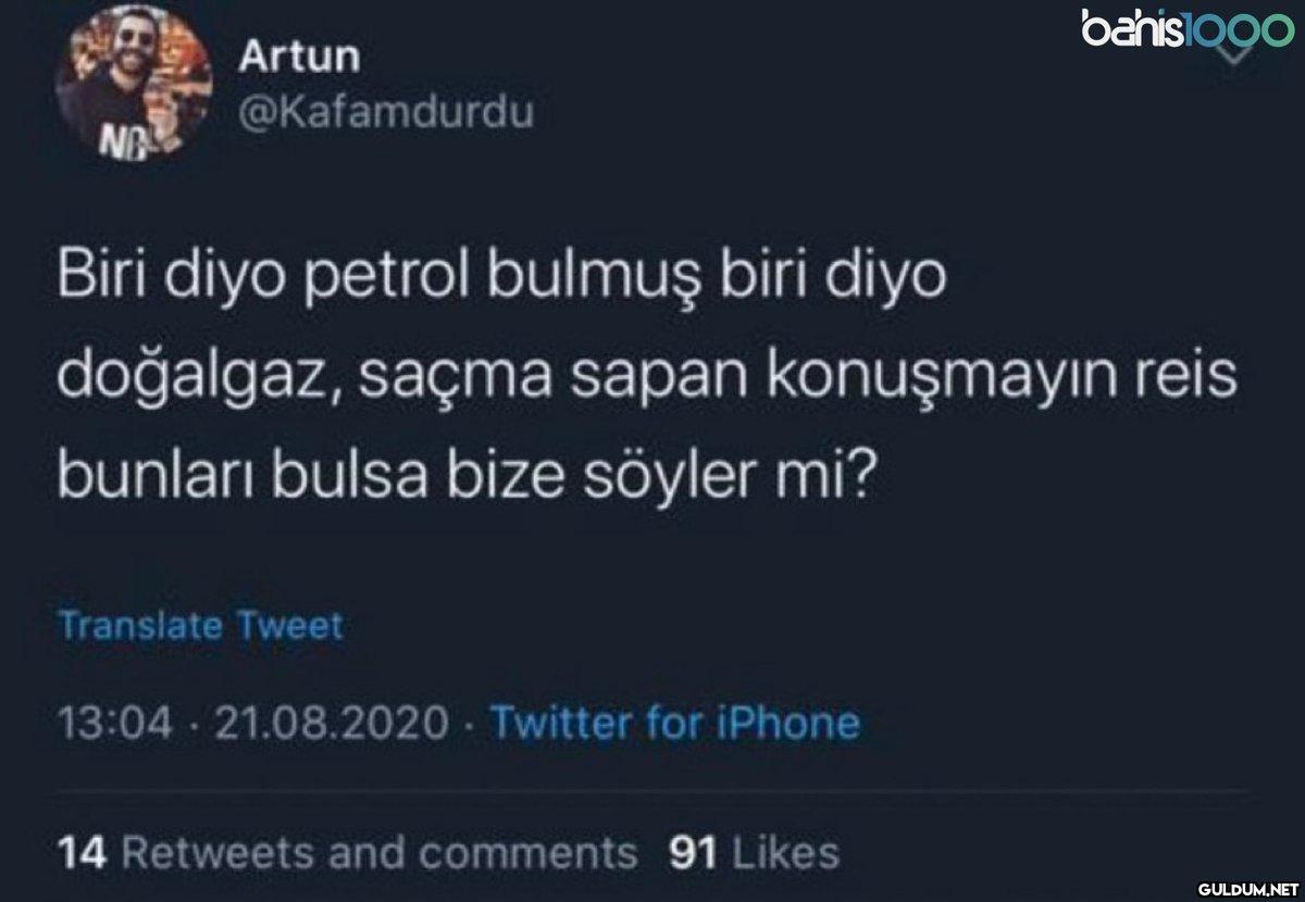 NO Artun @Kafamdurdu Biri...