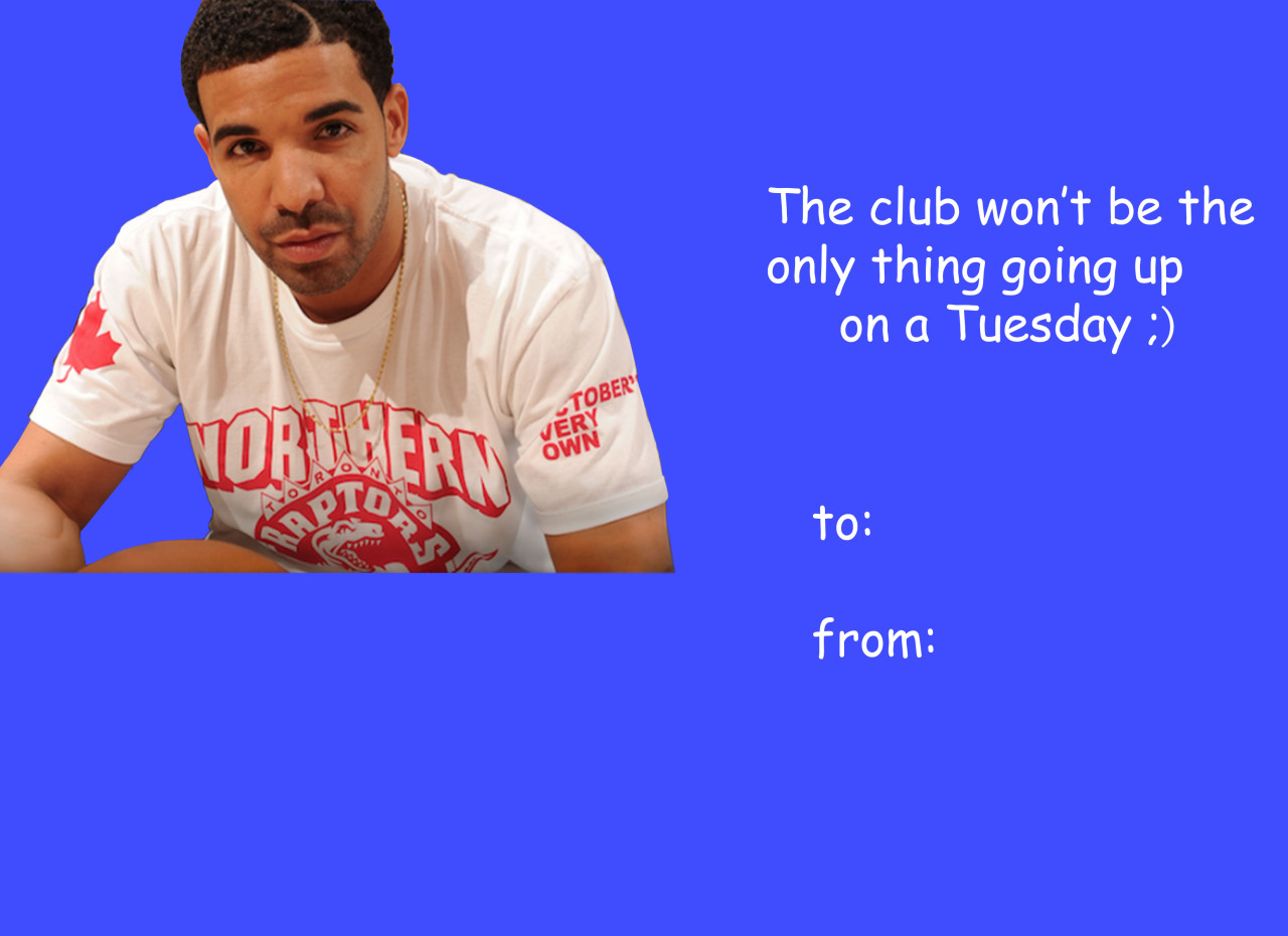 thiscouldvebeenanartblog:  because there weren’t enough drake themed valentines