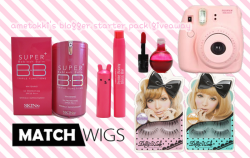 ametokki:  ametokki:  ametokki's blogger starter pack giveaway June 7th, 2014 ~ August 20th, 2014  Prizes One wig of your choice (under ฮ) from MatchWigs.com &ldquo;Cheki&rdquo; Instax Mini 8 [pink] SKIN79 Super Plus Beblesh Balm Triple Functions