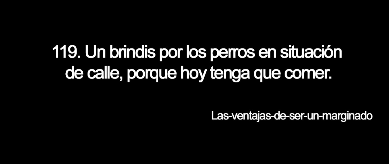 las-ventajas-de-ser-un-marginado:  -365 Brindis. 