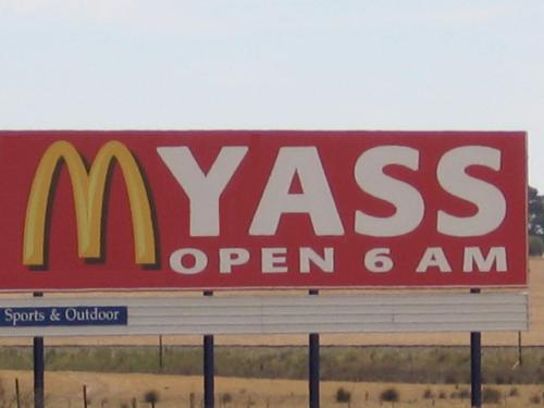 hencecarter:milokerrigan:this is the most important sign in australiaAll I see is “MY ASS, ope