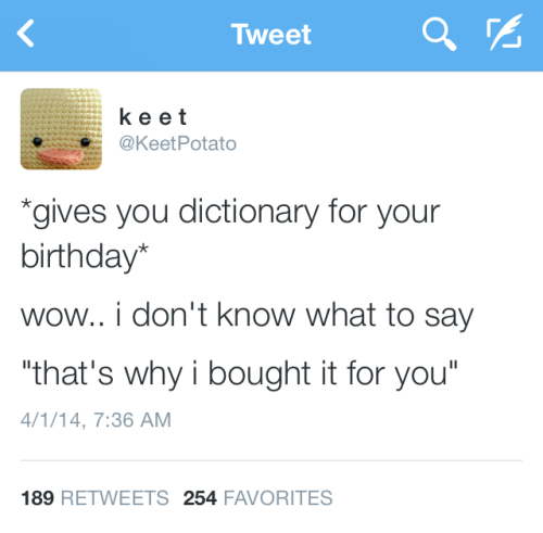 dictionarycomblr:The perfect gift for any occasion!