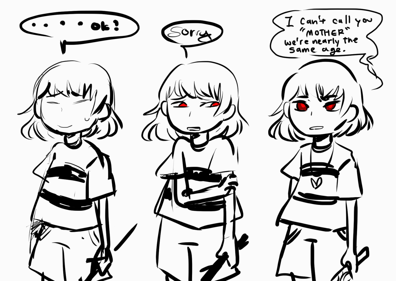 Undertale (angst) Hell : In the Reincarnation AU, how does Frisk feel ...