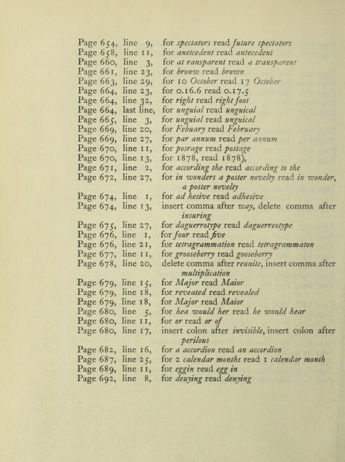 garadinervi:James Joyce, Ulysses, [Errata], The Egoist Press, London, October 1922, Second printing;