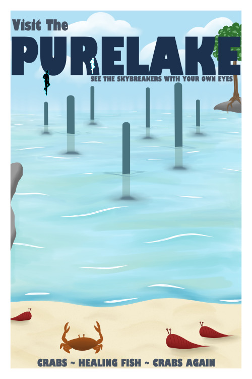 Fantasy travel posters, Stormlight edition: Visit the Purelake!