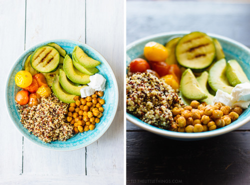 wellnesswaves:  happyvibes-healthylives:  Quinoa Bowl with Avocado & Roasted Chickpeas   X