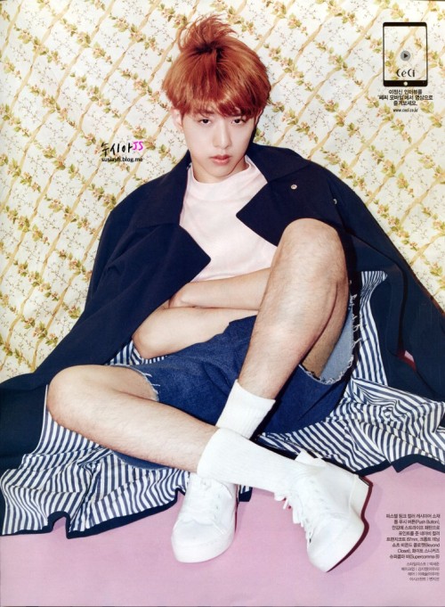 cnbshin:Jungshin - Ceci March 2015 issue “berry berry Strawberry Boy” Credit: susiayh