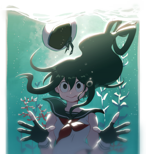 thetangles:★ IMJAYU| 蛙吹梅雨☆⊳tsuyu (boku no hero academia)✔ republished w/permission