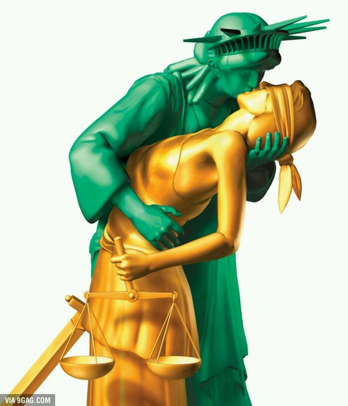 Liberty loves justice #Lesbian fantasy #Lesbian fan art