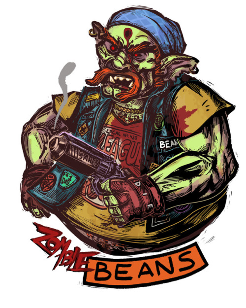 The character Beans from the excellent Shadowrun podcast Neo Scum.