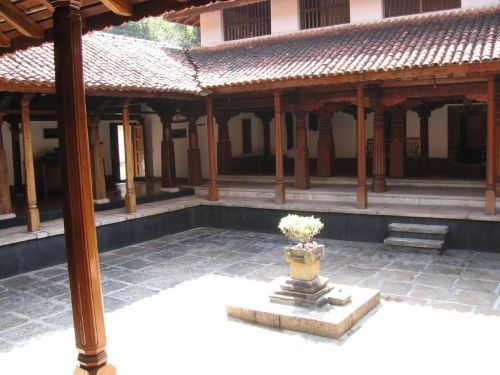 Southern Indian house courtyard