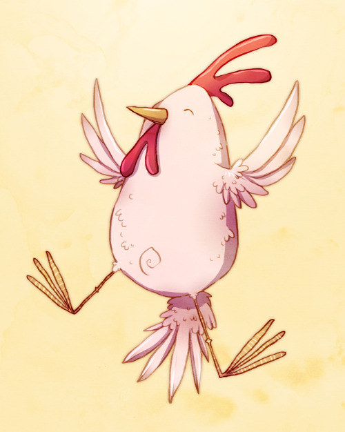 Hope everyone has a lovely Easter weekend!Have an excitable chicken illustration to keep you going! 