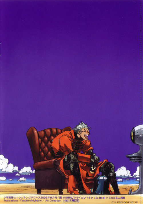 The Collected Paintings Mini Book Of Trigun Maximum By Yasuhiro Nightow