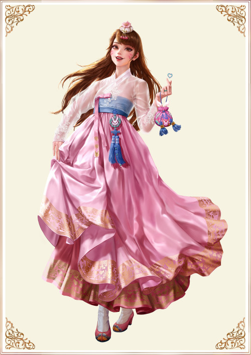 OVERWATCH D.va (song hana) hanbok costume  jungmin jin /dospi www.artstation.com/artwor