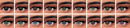 reticulates: daydreamin’ eye set18 ea colors as default (first two rows)16 bonus colors as non