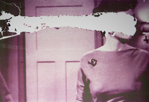 kirgiakos:  Jaimes Sinclair - untitled (inkjet transparency)  Film still photographed from screen with Kodak Gold, Processed B&W, Scanned and printed on Inkjet. found via. MARCY IVANOVSKA 