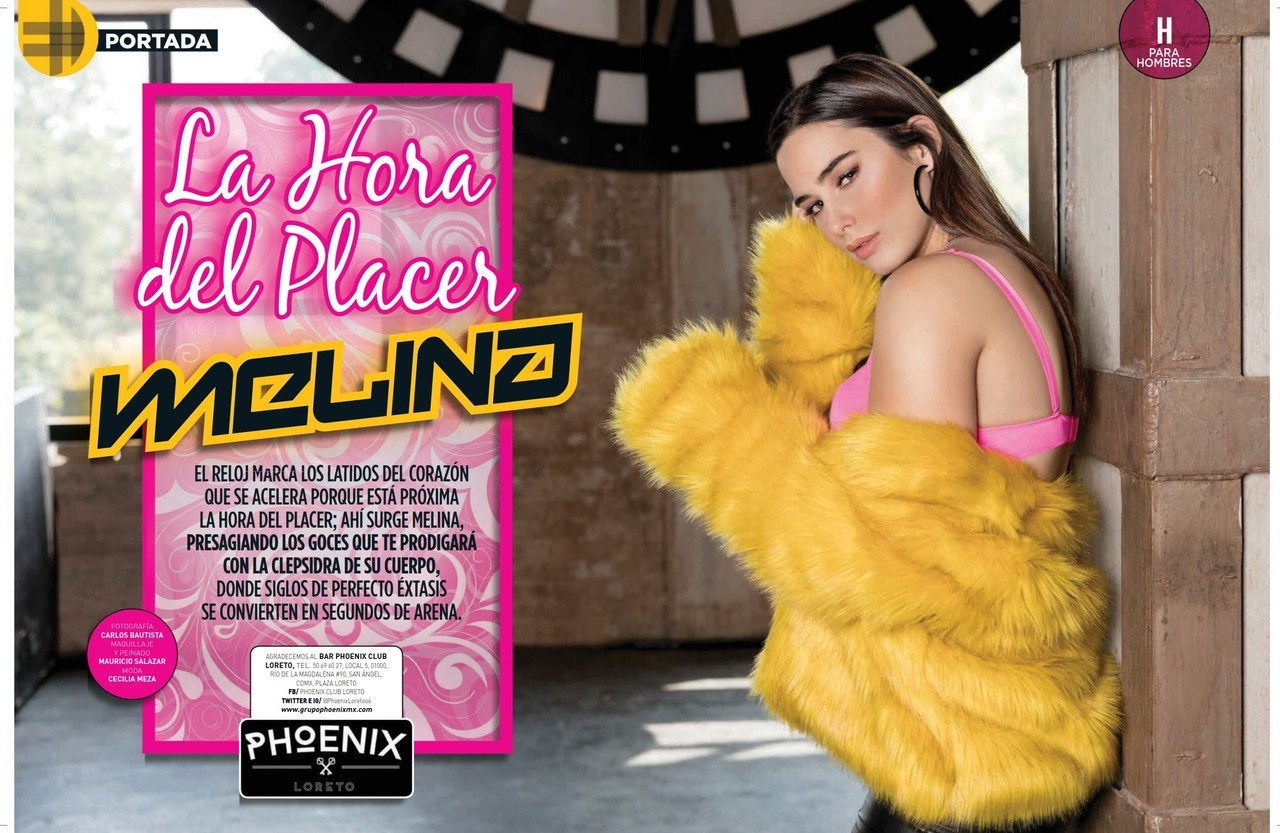 Melina - H para Hombres Mexico 2018 Febrero (58 Fotos HQ)Melina desnuda en la revista