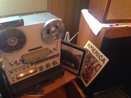 cyberiankhatru:  Recording on the reel so I don’t have to flip a record
