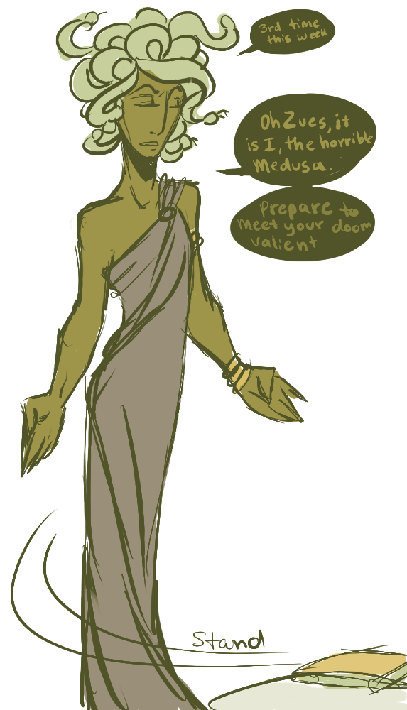 e2ropa: speciallagentdanascully:  Concept: medusa is a lesbian and that’s why she