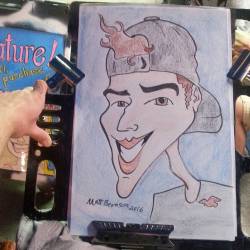 Caricatures at Dairy Delight!  #art #drawing