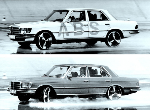 carsthatnevermadeitetc:Anti-lock braking system is 40 years old. From August 22 to 25, 1978, Mercede