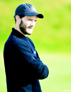 50shades:  Jamie plays during the first round of the Alfred Dunhill Links Championship [Oct. 2] 