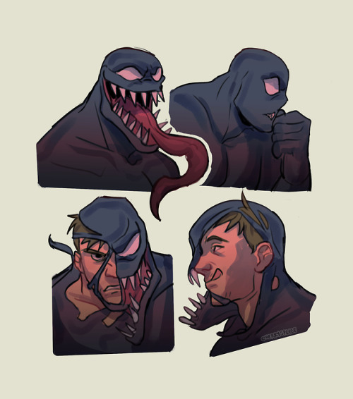 cherryspliced: *Sings “Toxic Love” from FernGully while shamelessly drawing Venom art* C