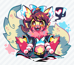 crayonchewer:  A cute and colorful character