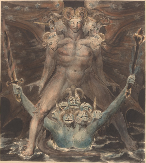 The Great Red Dragon and the Beast from the Sea William Blake // 1805