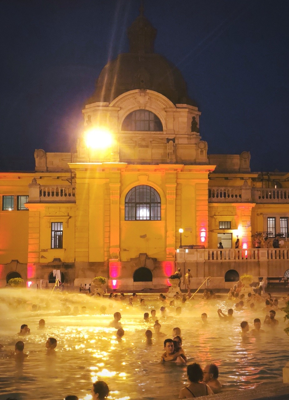 psionic-resonance:  Szechenyi Spa - outdoor pools