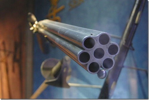 The Nock Volley Gun,Invented by engineer James Wilson and produced by the firm of Henry Nock in Lond