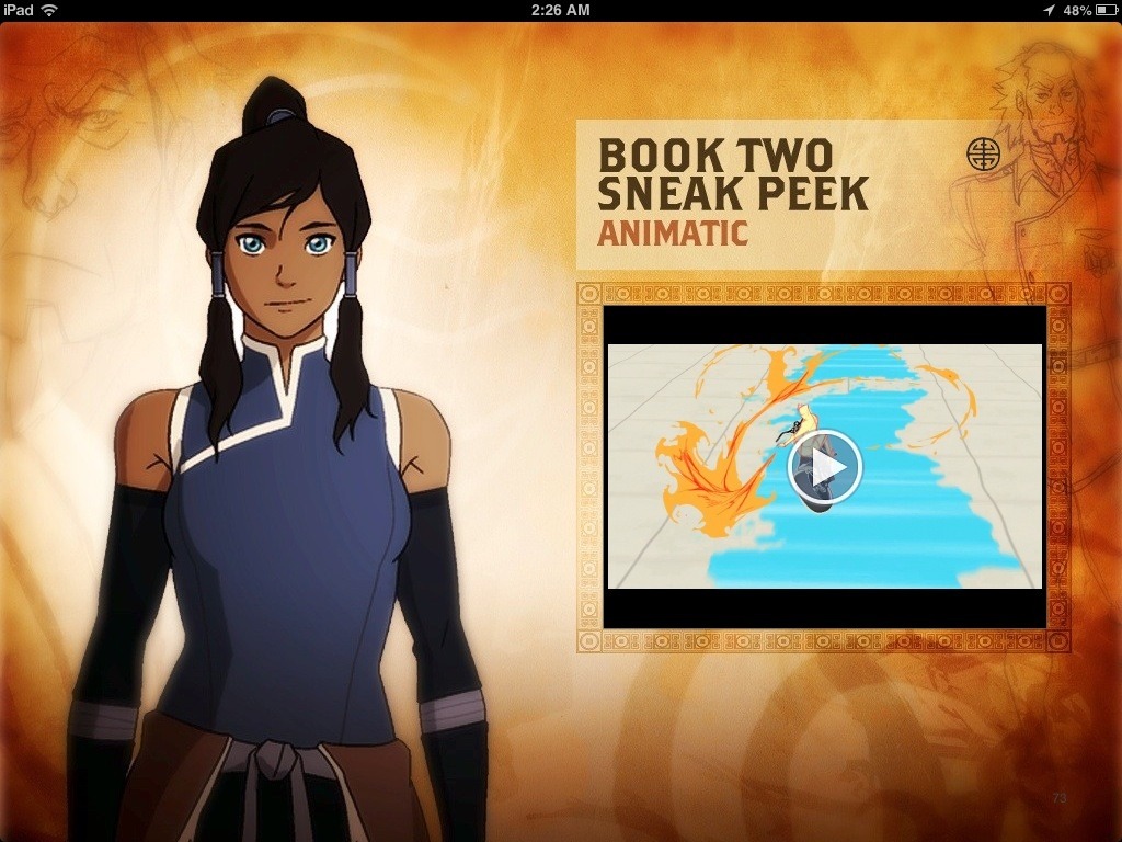 i-am-avatar-korra:  Book 2 Info from iBook 