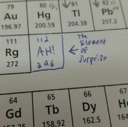 asapscience:  BREAKING: A new element discovered!