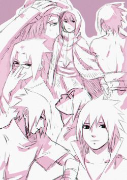 envoychinaberry:  Sasuke doodles before going to bed bye bye~ : ) 