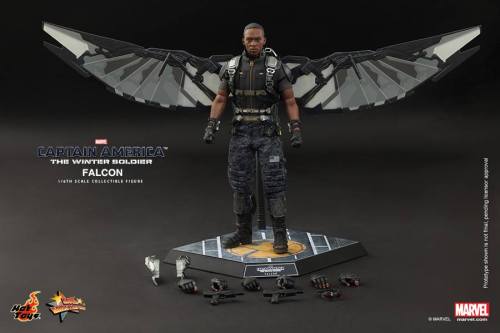 hot-toys-collectors:  MMS245 - Captain America : The Winter Soldier - Falcon Marvel Studios’ Captain America: The Winter Soldier has been topping box offices around the world since it was released in theaters! With his distinctive mechanical wings