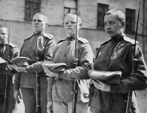 greatwar-1914:In May 1917, Russia formed an all-female battle unit, the Women’s Battalion of D