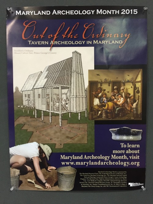 Selection of archaeology month posters from around the country.