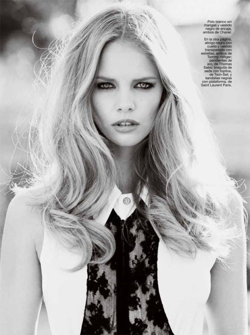 &ldquo;70&rsquo;s Temptation&rdquo; Glamour Spain April 2015. Marloes Horst by Hilary Wa