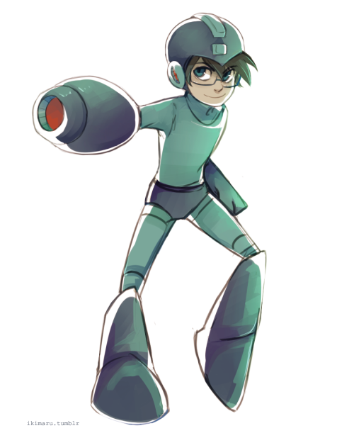 John as Megaman commission for hermit–crab!