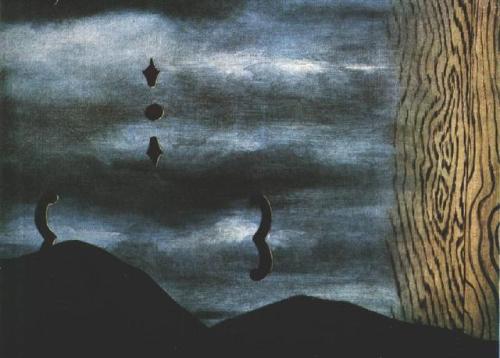 surrealism-love:The lining of sleep, 1928, Rene MagritteSize: 65x50 cmMedium: oil, canvas