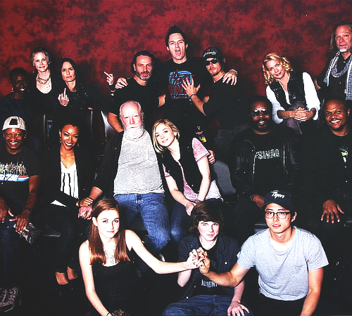 ninelivesremember:  The cast of The Walking Dead reunites at Walker Stalker Con (Nov. 2, 2013)