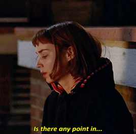 sheriffswanmills:A pause. The remark stings THERESE, but she tries to conceal it.