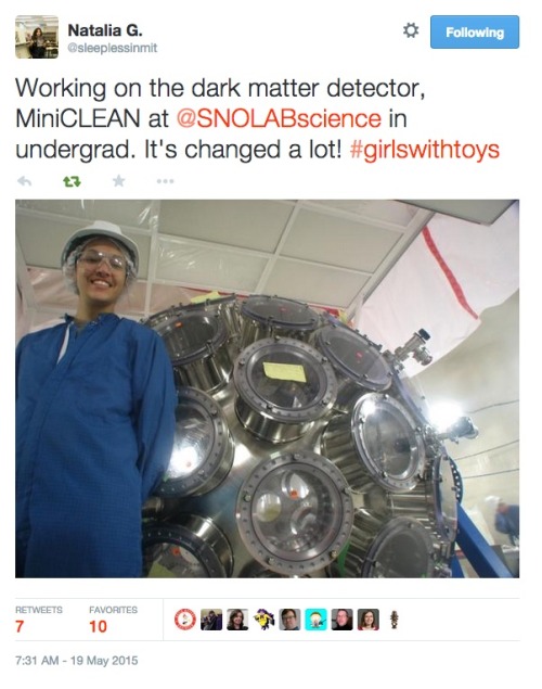 salish-sea-selkie:  shychemist:   #GirlsWithToys hashtag - part 35 What is this hashtag about? In short: the hashtag was born out of casual sexism by a male scientist. To read more about what spurred this response, read Kate Clancy’s (creator of the