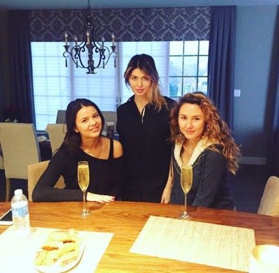 Varvara Amosova, Yana Tarasenko & Olya Bobrovsky – @nhlhockeywags on Tumblr